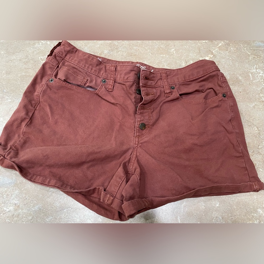 Women's Brown Casual Shorts